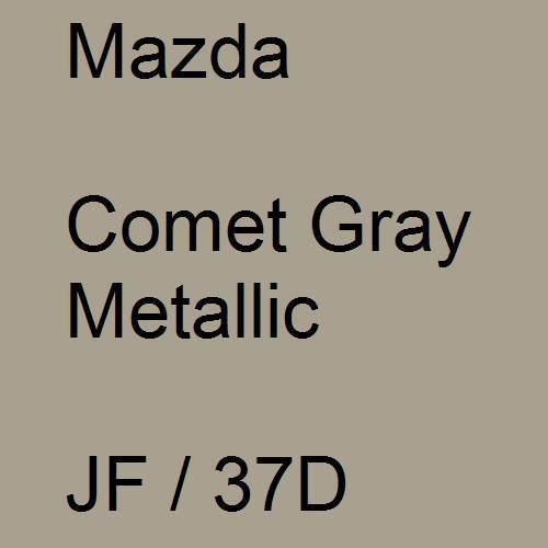 Mazda, Comet Gray Metallic, JF / 37D.